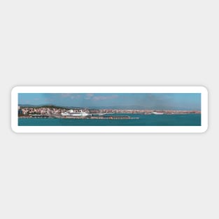 Palma Harbour Panorama Sticker